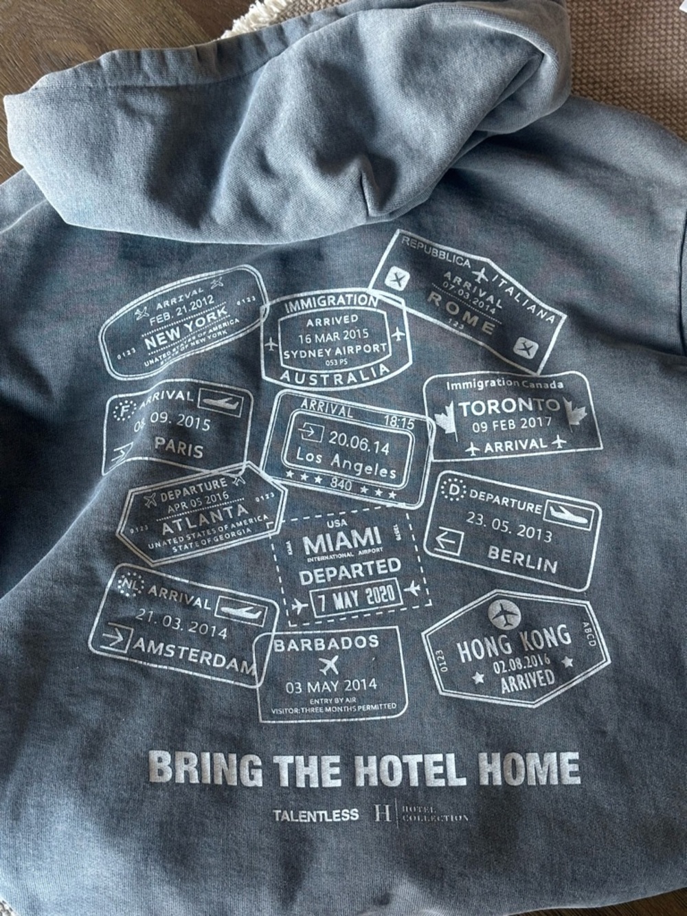 Talentless Sweatshirt & Shorts Set - Limited Edition Hotel Collection Collab - Picture 2 of 5